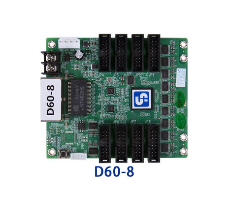 カードD60-8の8つのHUB75portsサポートP1.25 P1.5 1.667モジュールを受け取るSysolution