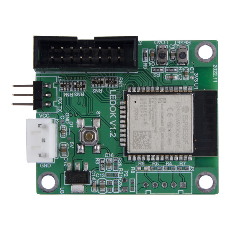 Small Size Stand-alone Cards KD02 with 1 HUB75 Port 2 RGB SPI Flash 4 MB Support Bluetooth