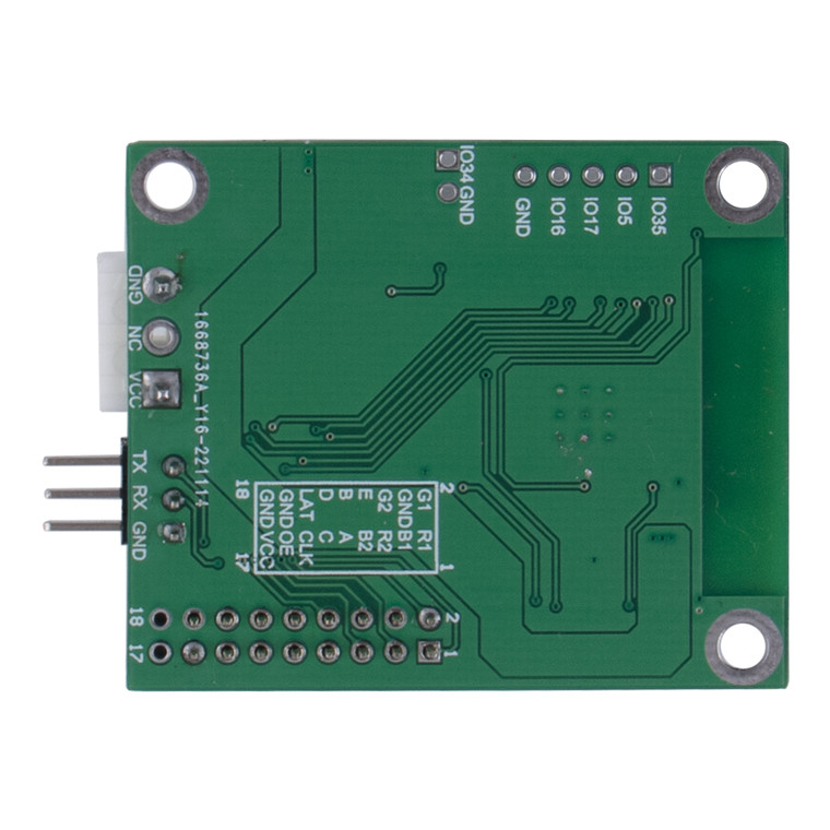 Small Size Stand-alone Cards KD02 with 1 HUB75 Port 2 RGB SPI Flash 4 MB Support Bluetooth
