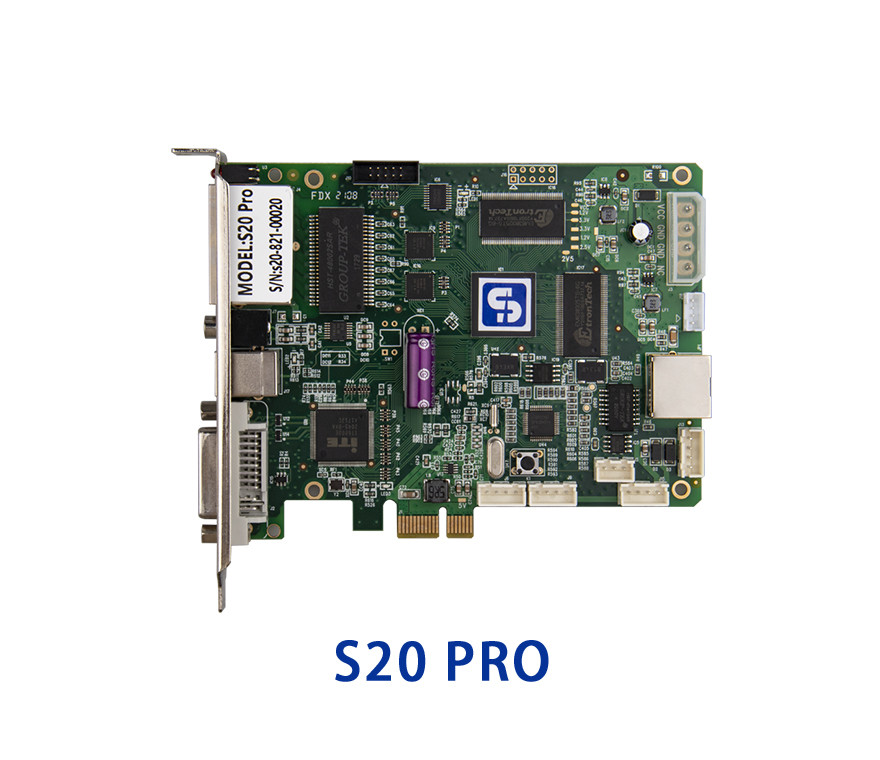 Sysolution DVI Sync Sending Card S20 Pro,1.3 Million pixels, Dual Ethernet Outputs